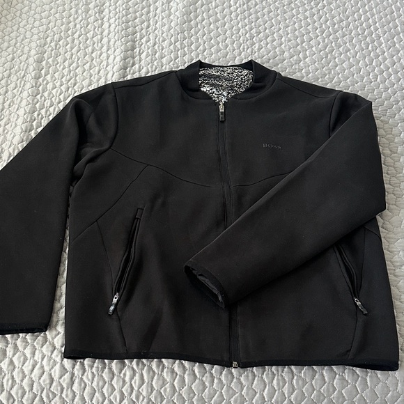 Boss Men's Charcoal Bomber Jacket - Picture 2 of 11